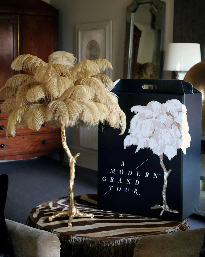 Creative Ostrich Feather Table Lamp-34