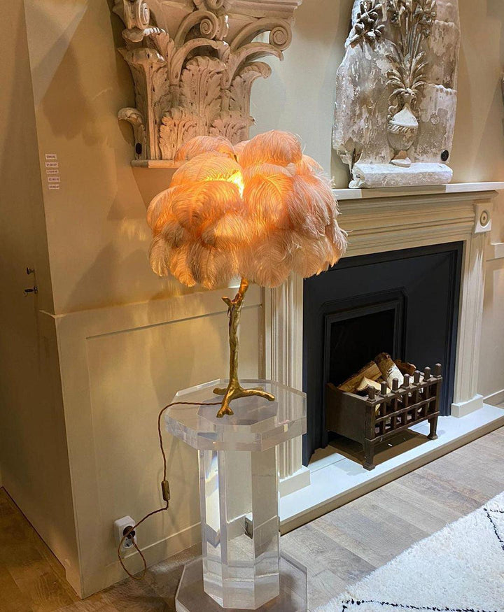 Creative Ostrich Feather Table Lamp-41