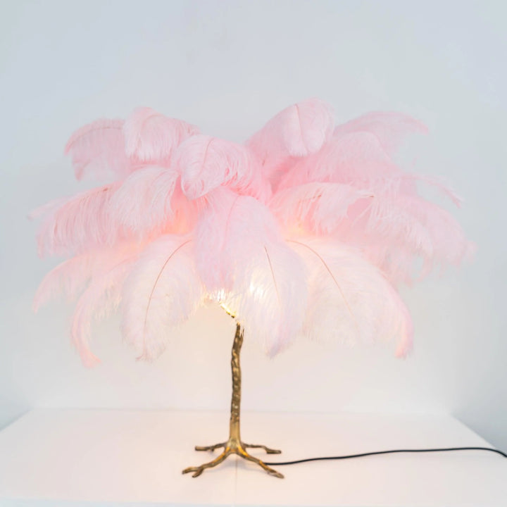 Creative Ostrich Feather Table Lamp-52