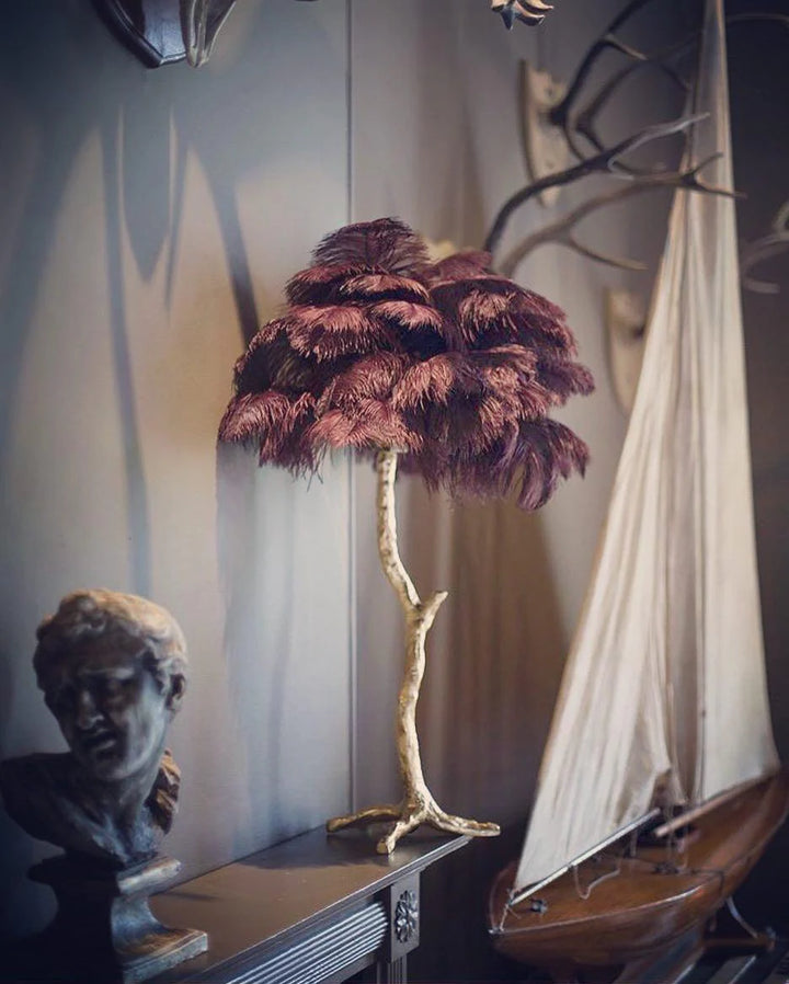 Creative Ostrich Feather Table Lamp-67