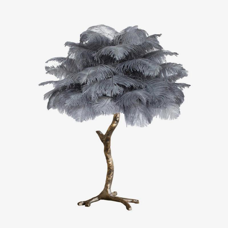 Creative Ostrich Feather Table Lamp-7