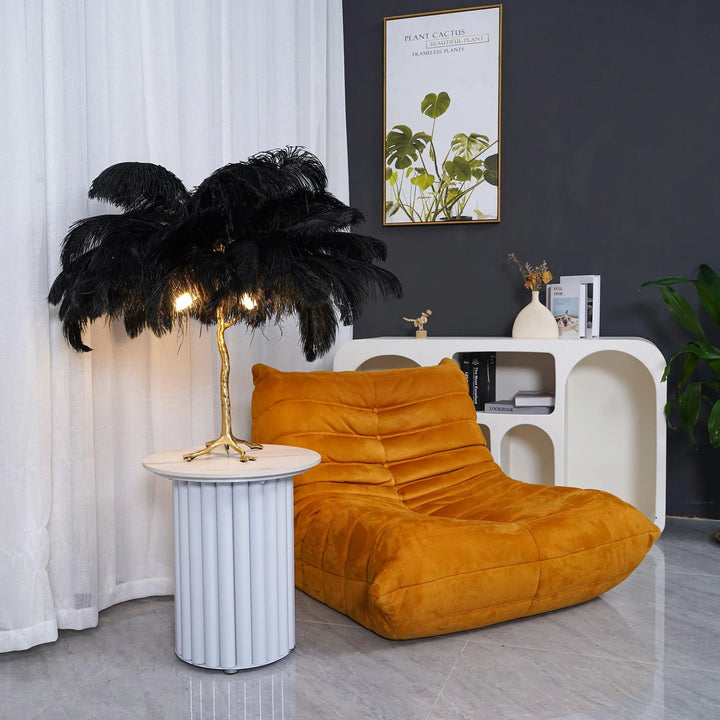 Creative Ostrich Feather Table Lamp-8
