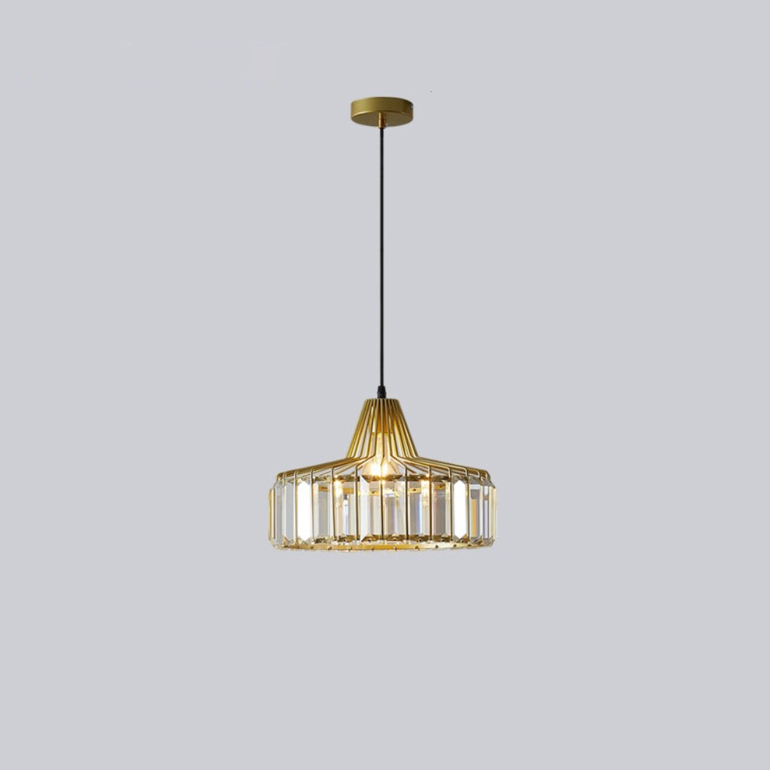 Crystal Drum Pendant Lamp