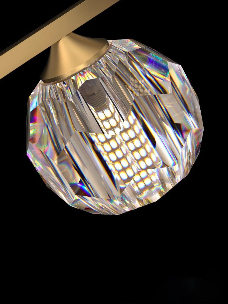 Crystal Glass Ball Chandelier 8