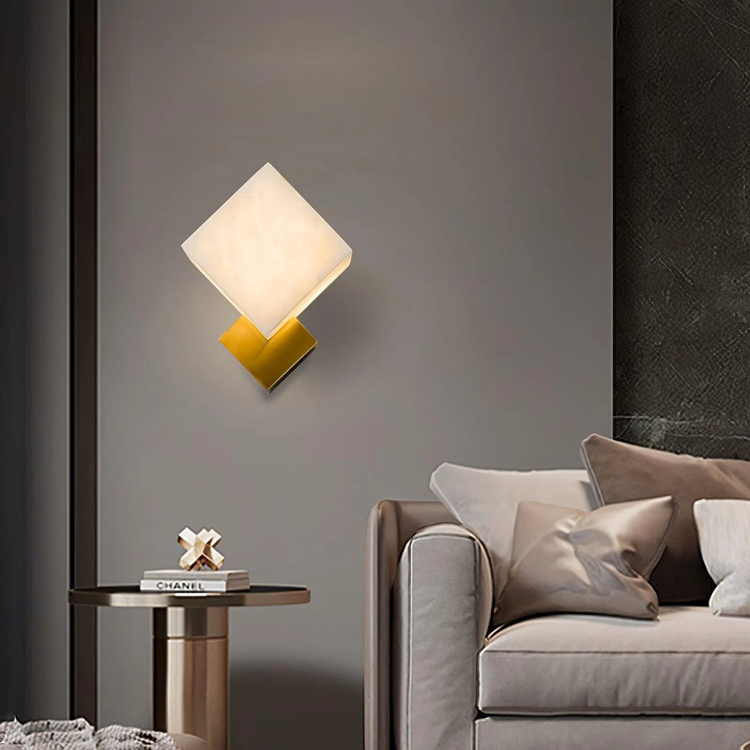 Cube Marble Wall Lamp 1