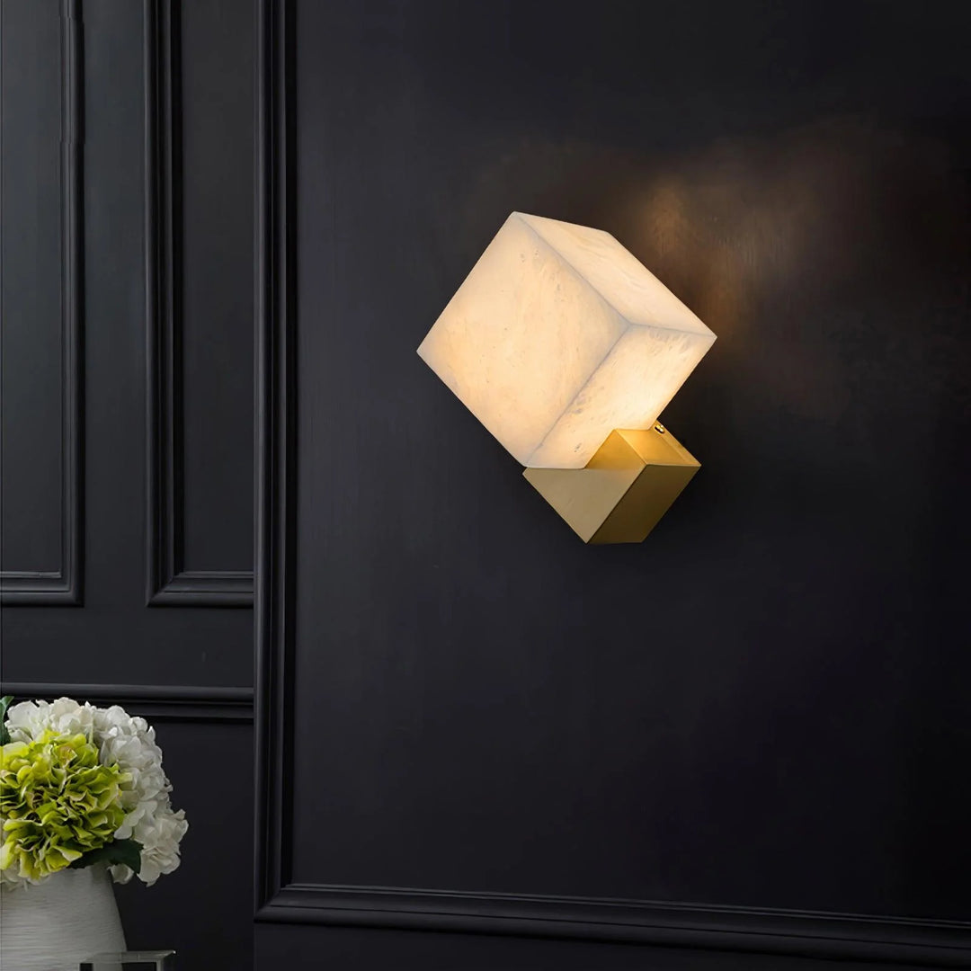 Cube Marble Wall Lamp 3