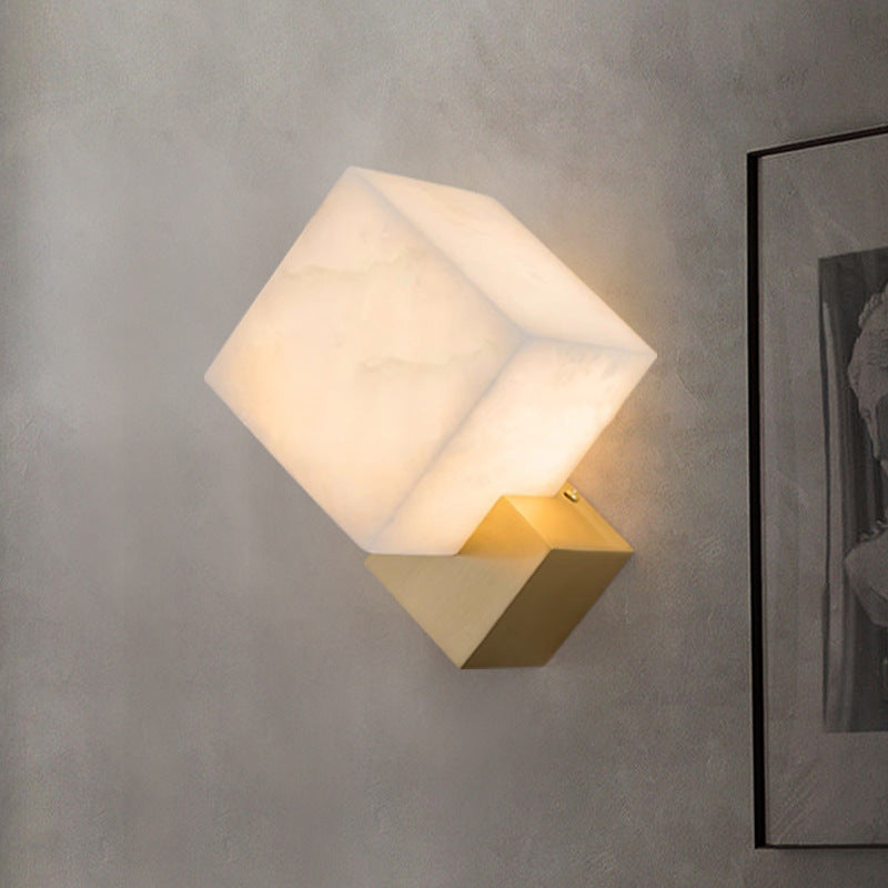 Cube Marble Wall Lamp 4