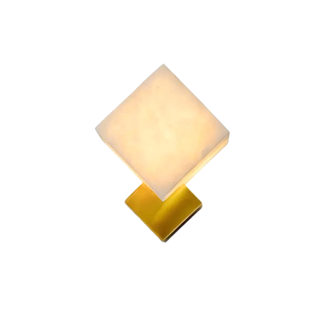 Cube Marble Wall Lamp D14_H18CM