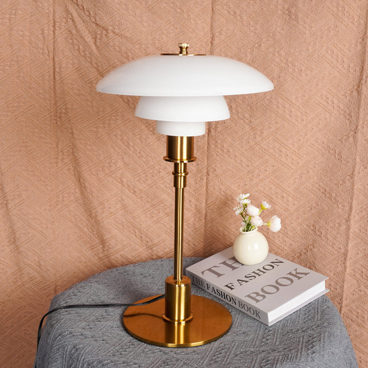 Danish Glass Table Lamp 2
