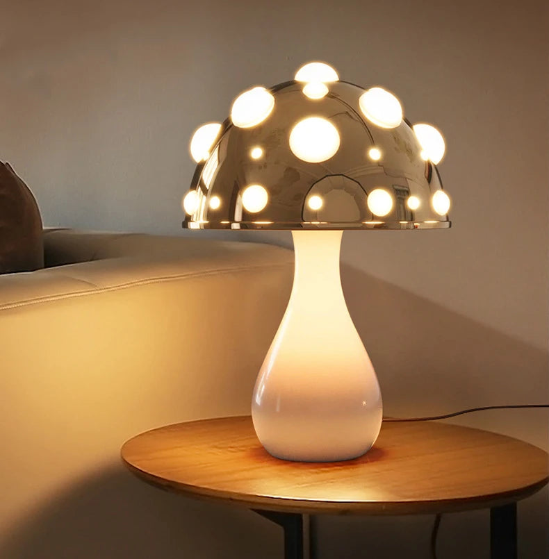 Dekor_Brown_Mushroom_Table_Lamp_3