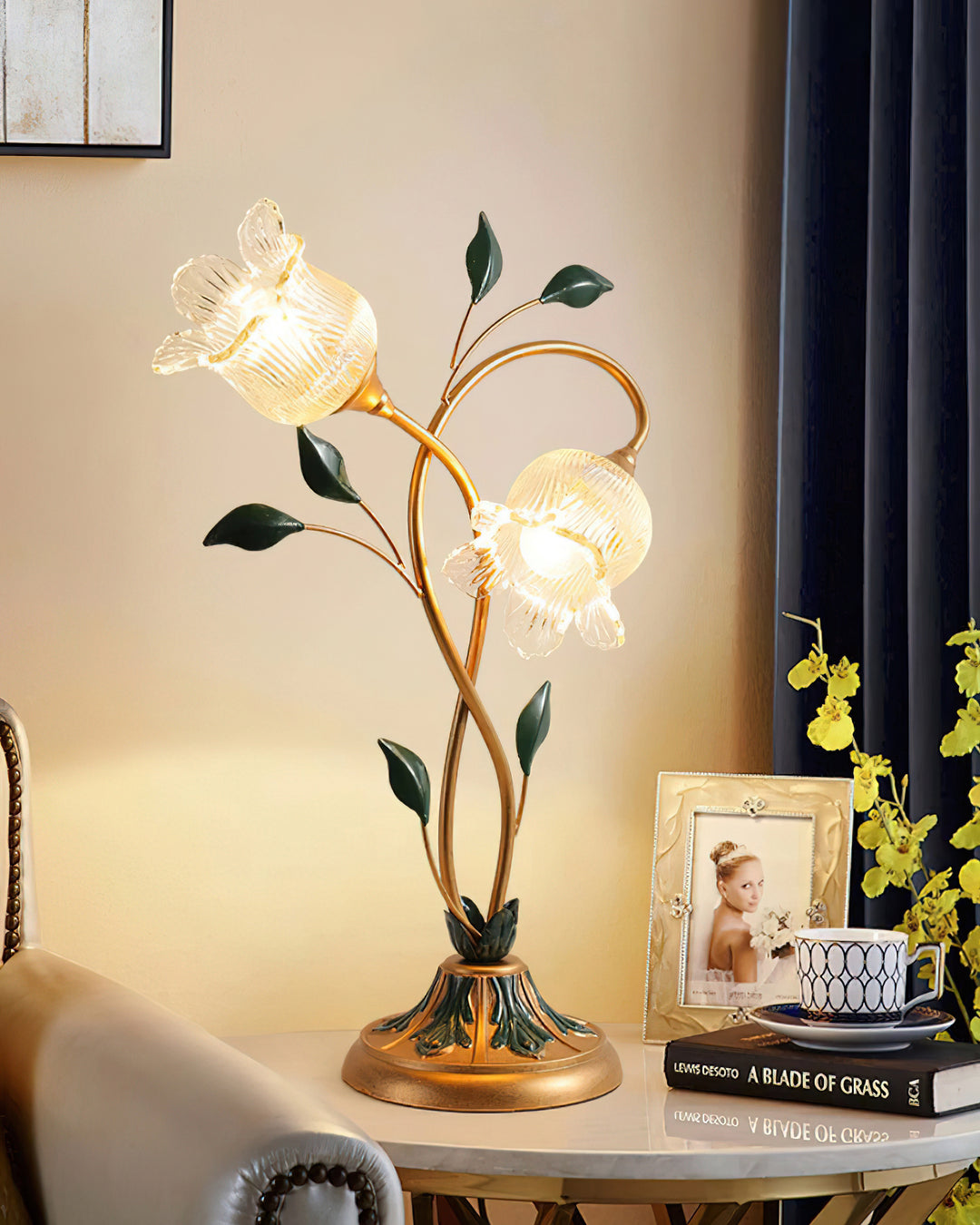 Dekor Floral Table Lamp