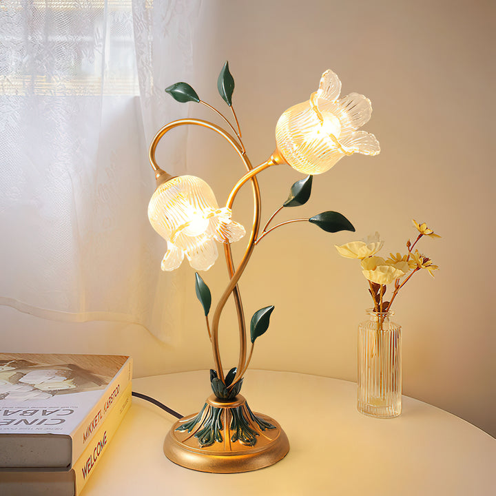 Lampe de table florale Dekor