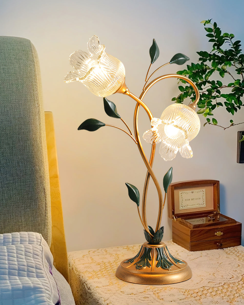 Dekor Floral Table Lamp