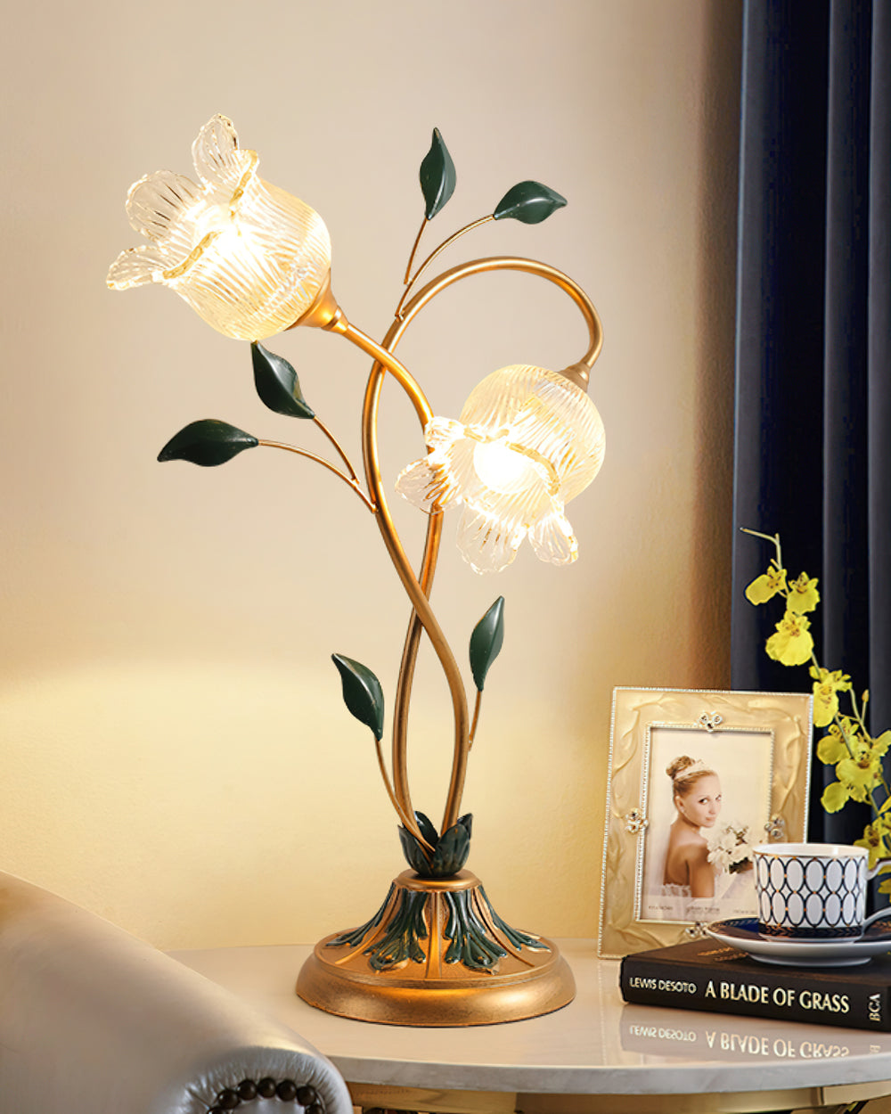 Dekor Floral Table Lamp