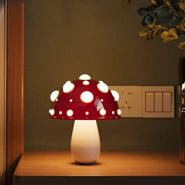 Dekor Paddestoel Tafellamp