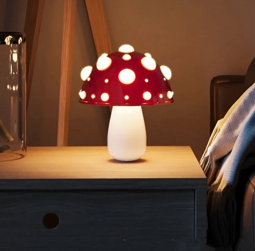 Lampe de table champignon Dekor