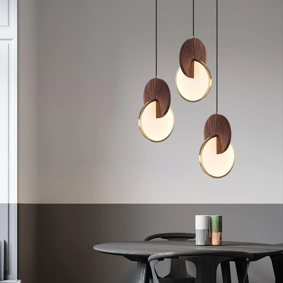 Double Disk LED Pendant Lamp 1