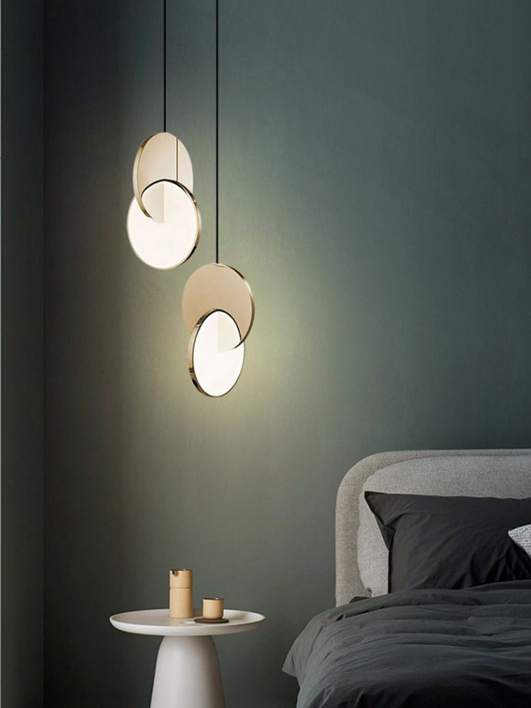 Double Disk LED Pendant Lamp 12