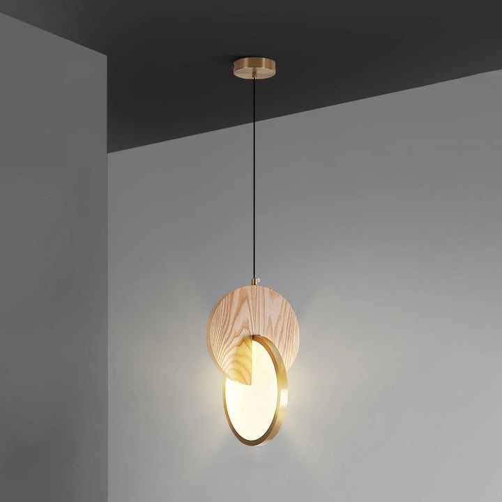 Double Disk LED Pendant Lamp 14