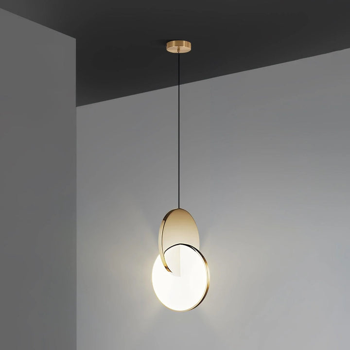 Double Disk LED Pendant Lamp 18