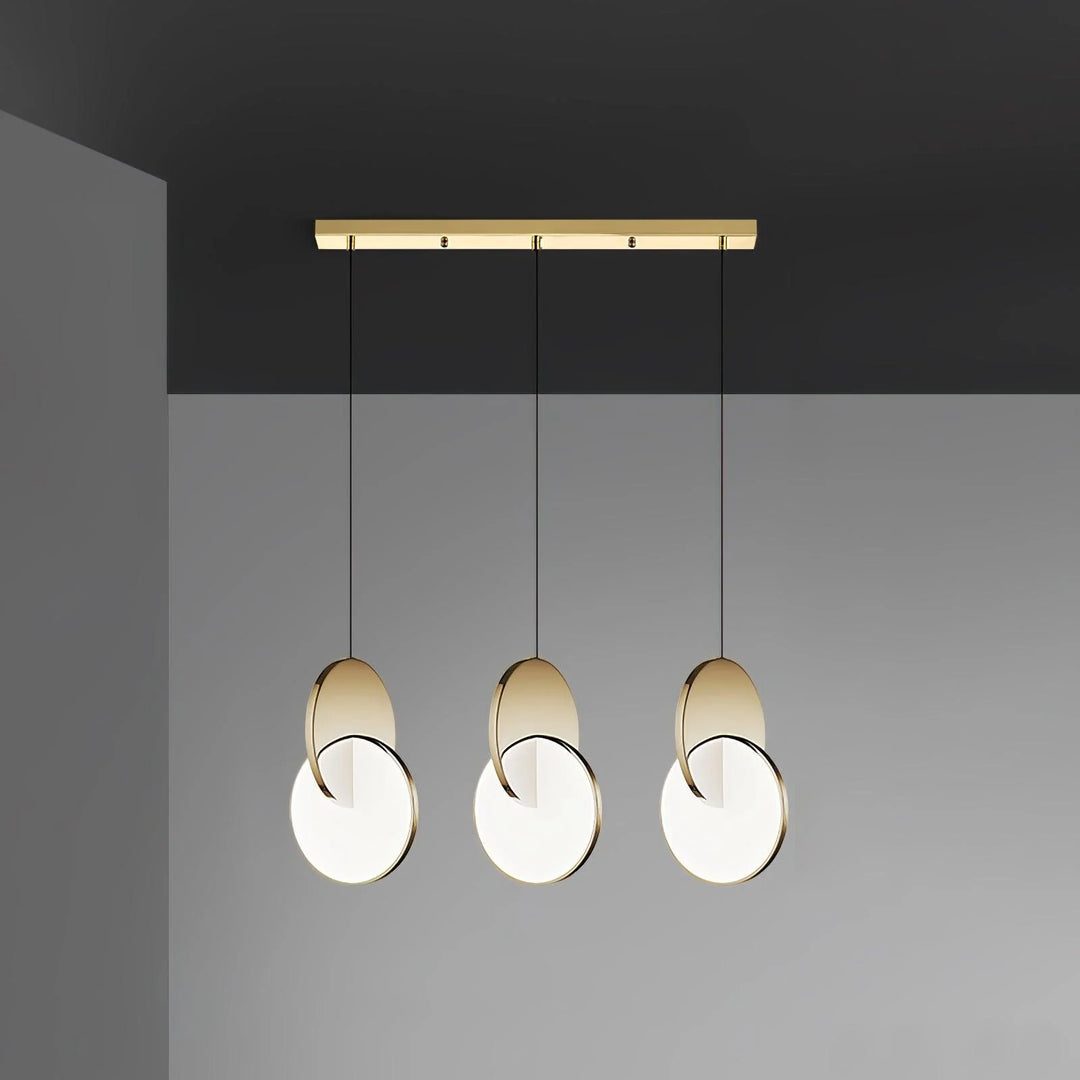 Double Disk LED Pendant Lamp 31