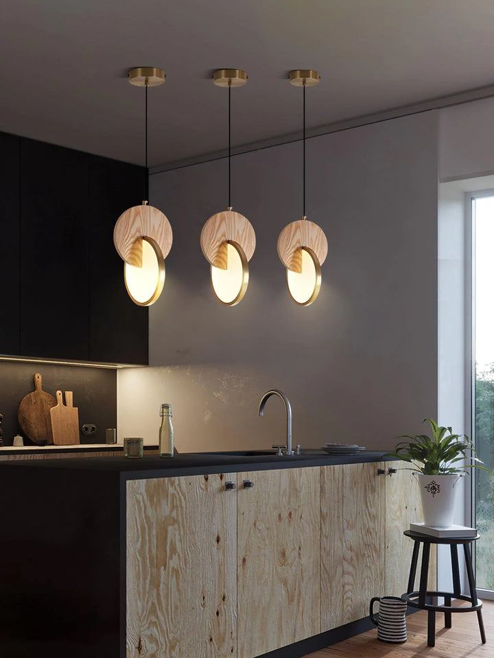 Double Disk LED Pendant Lamp 4