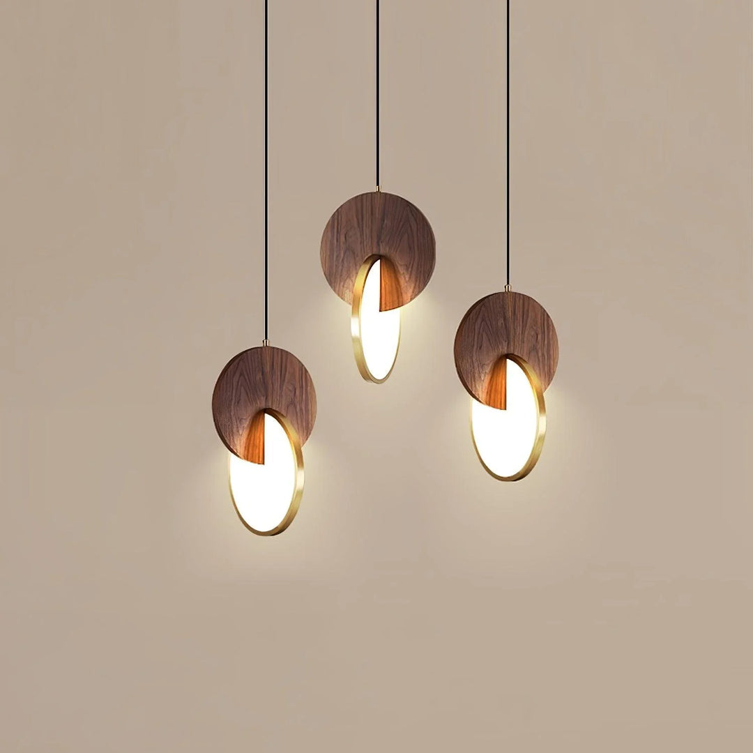 Double Disk LED Pendant Lamp 6