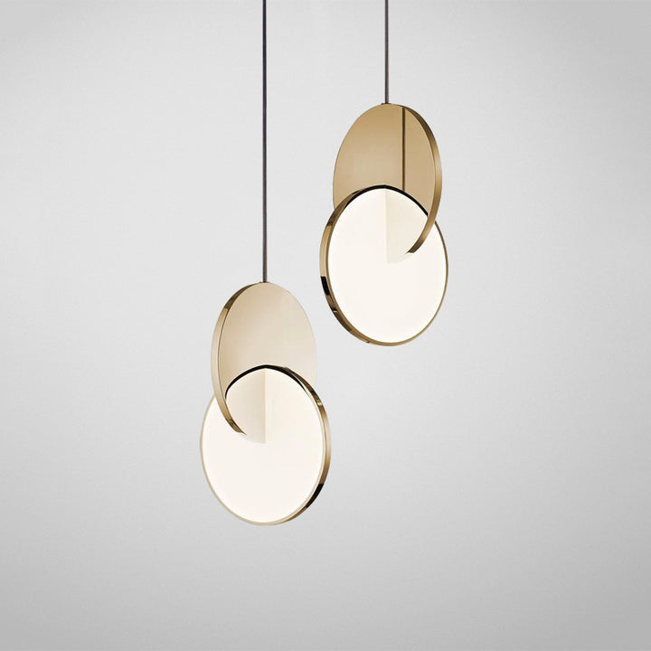 Double Disk LED Pendant Lamp 9