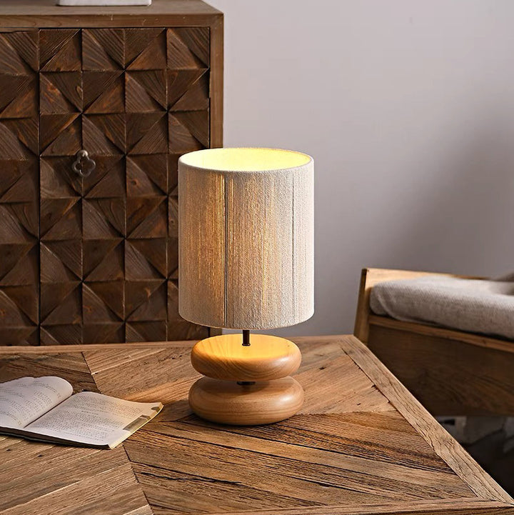 Double Log Table Lamp 11