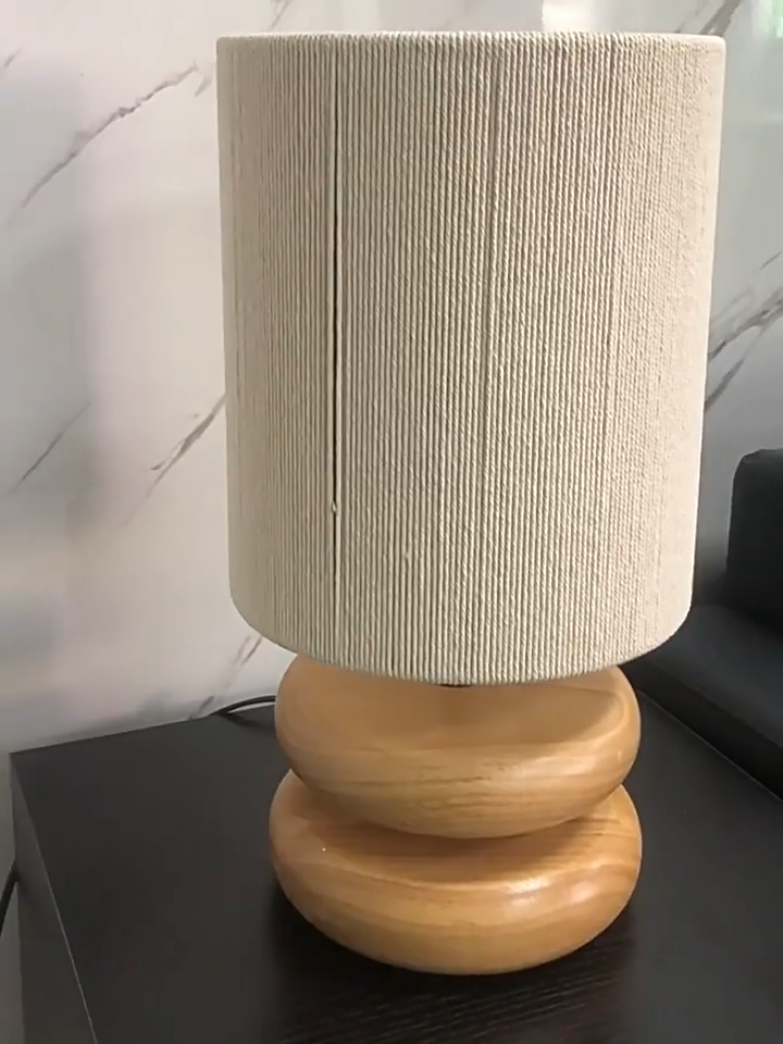Double Log Table Lamp 14