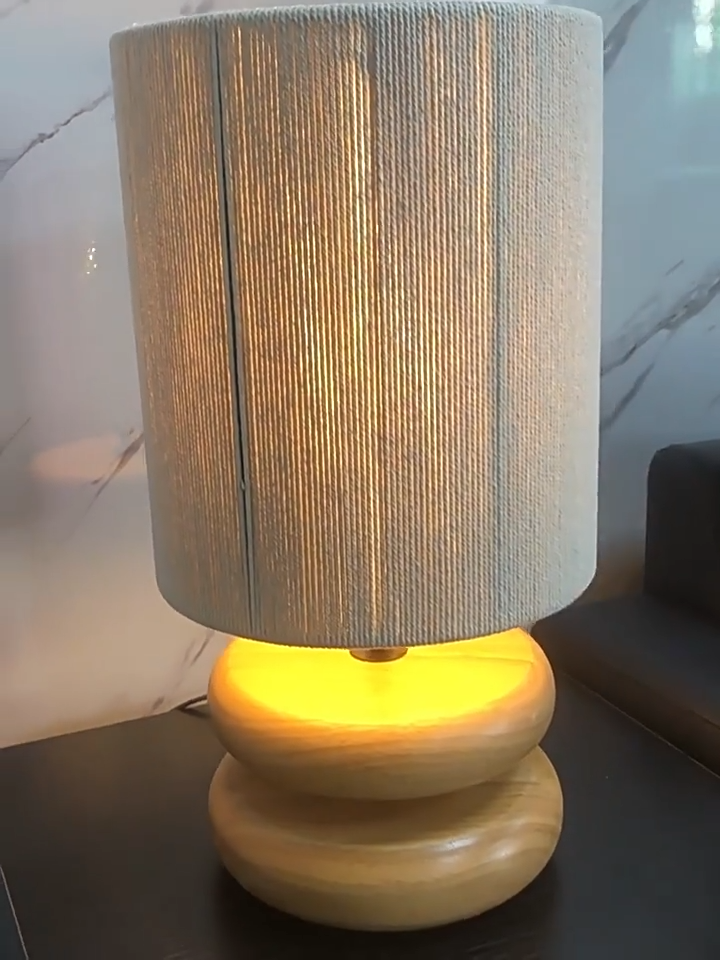 Double Log Table Lamp 15