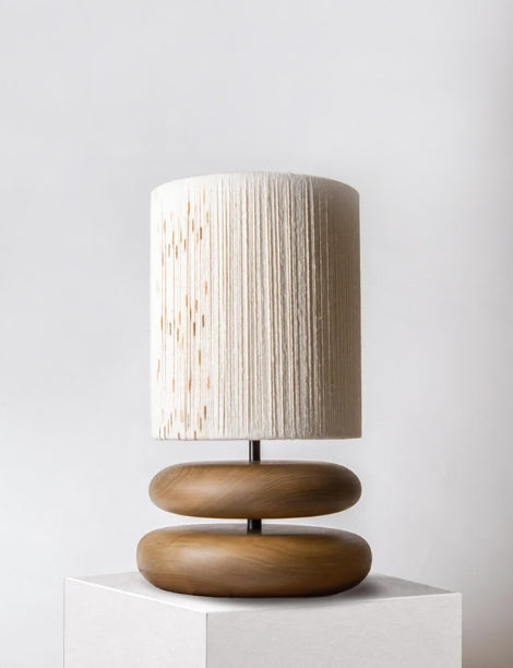 Double Log Table Lamp 16