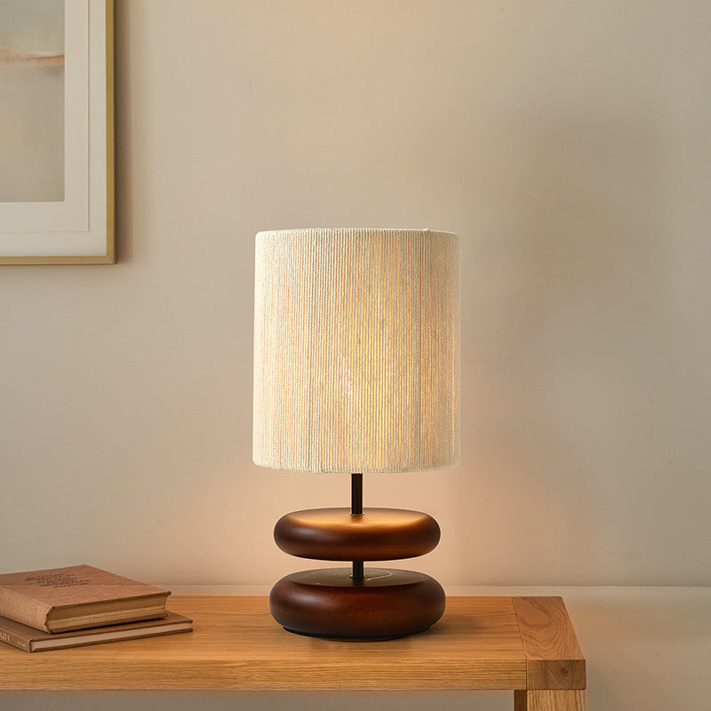 Double Log Table Lamp 3