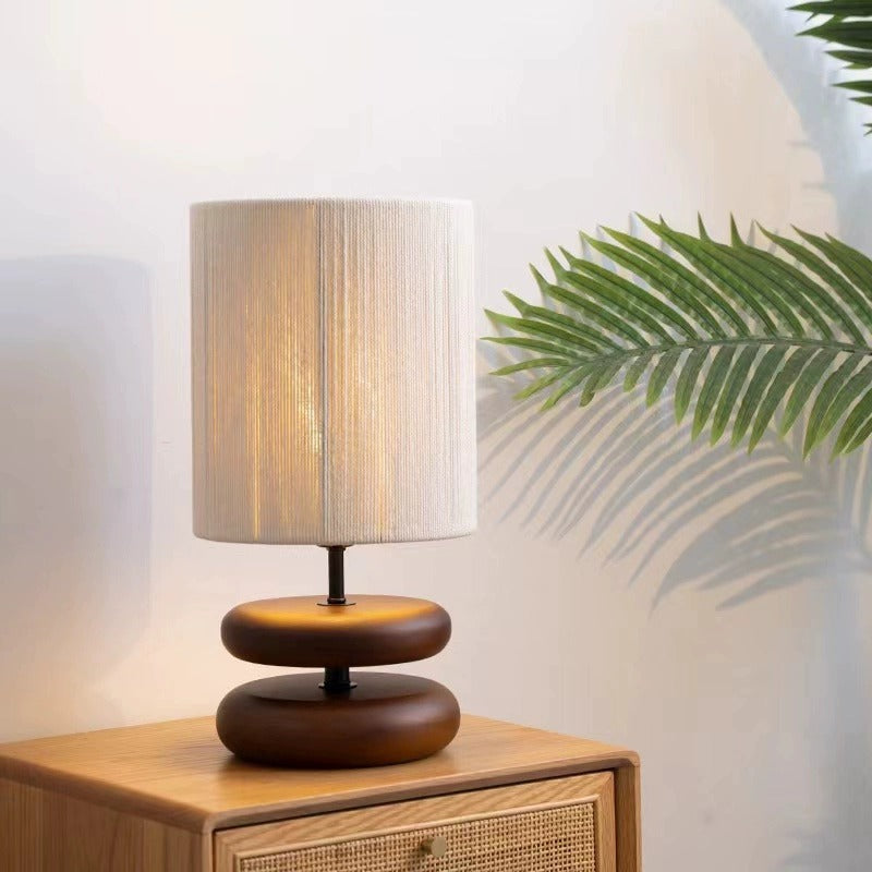 Double Log Table Lamp 6