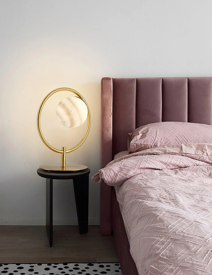 Double Round Table Lamp-12