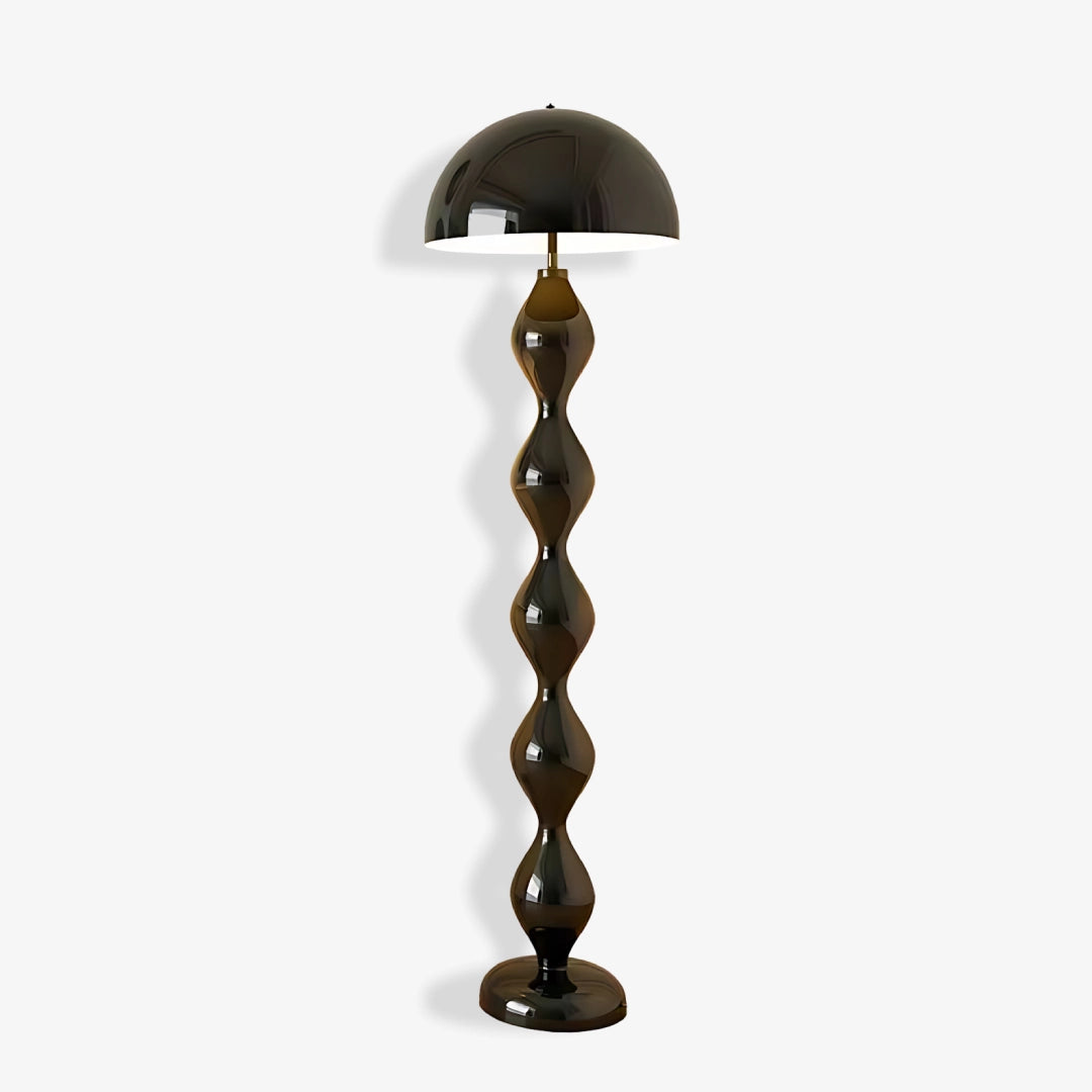 Drop Mushroom Floor Lamp Black