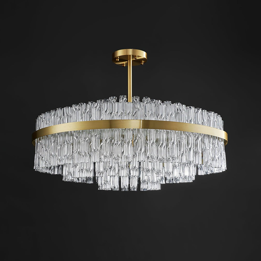 Drum Crystal Chandelier 15