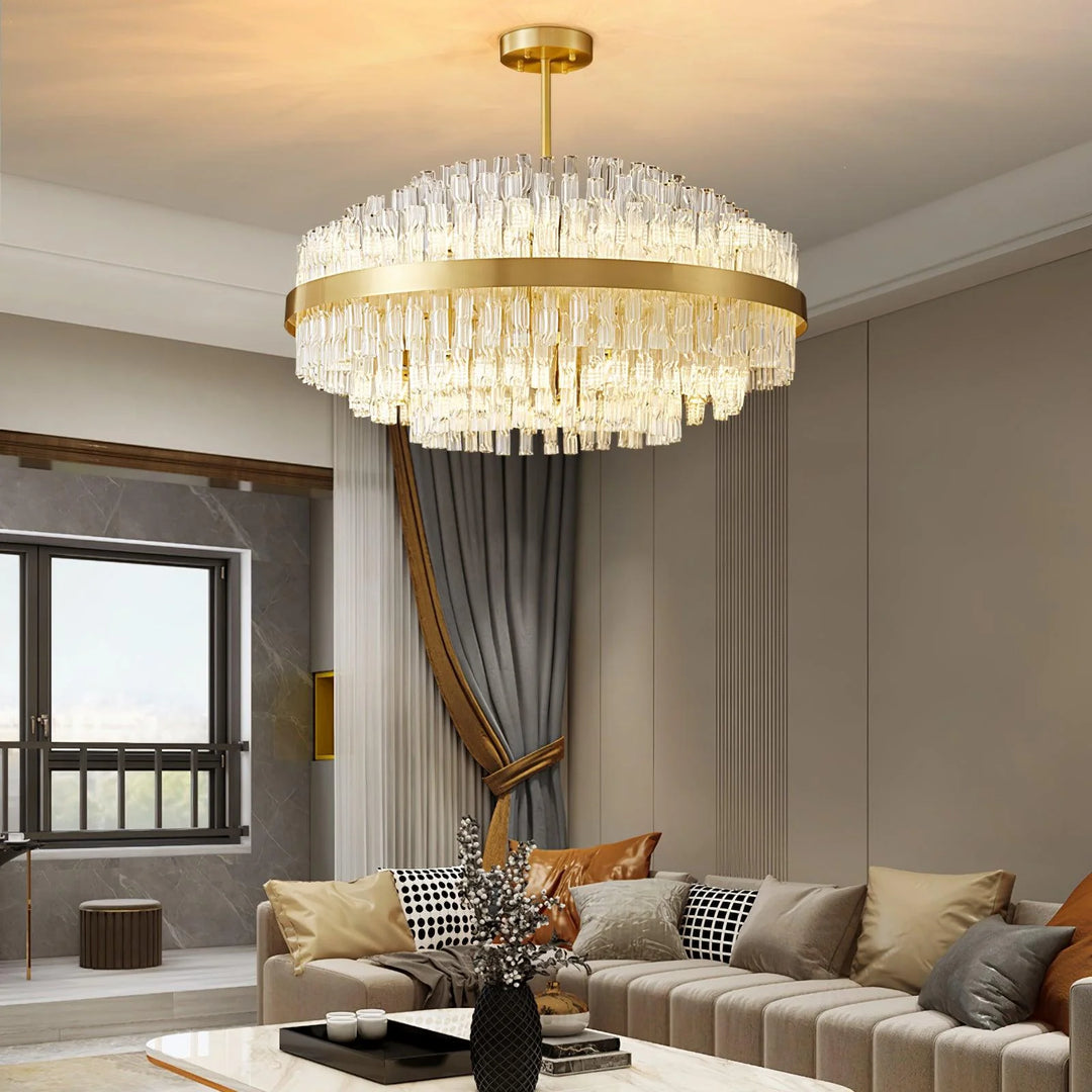 Drum Crystal Chandelier 16