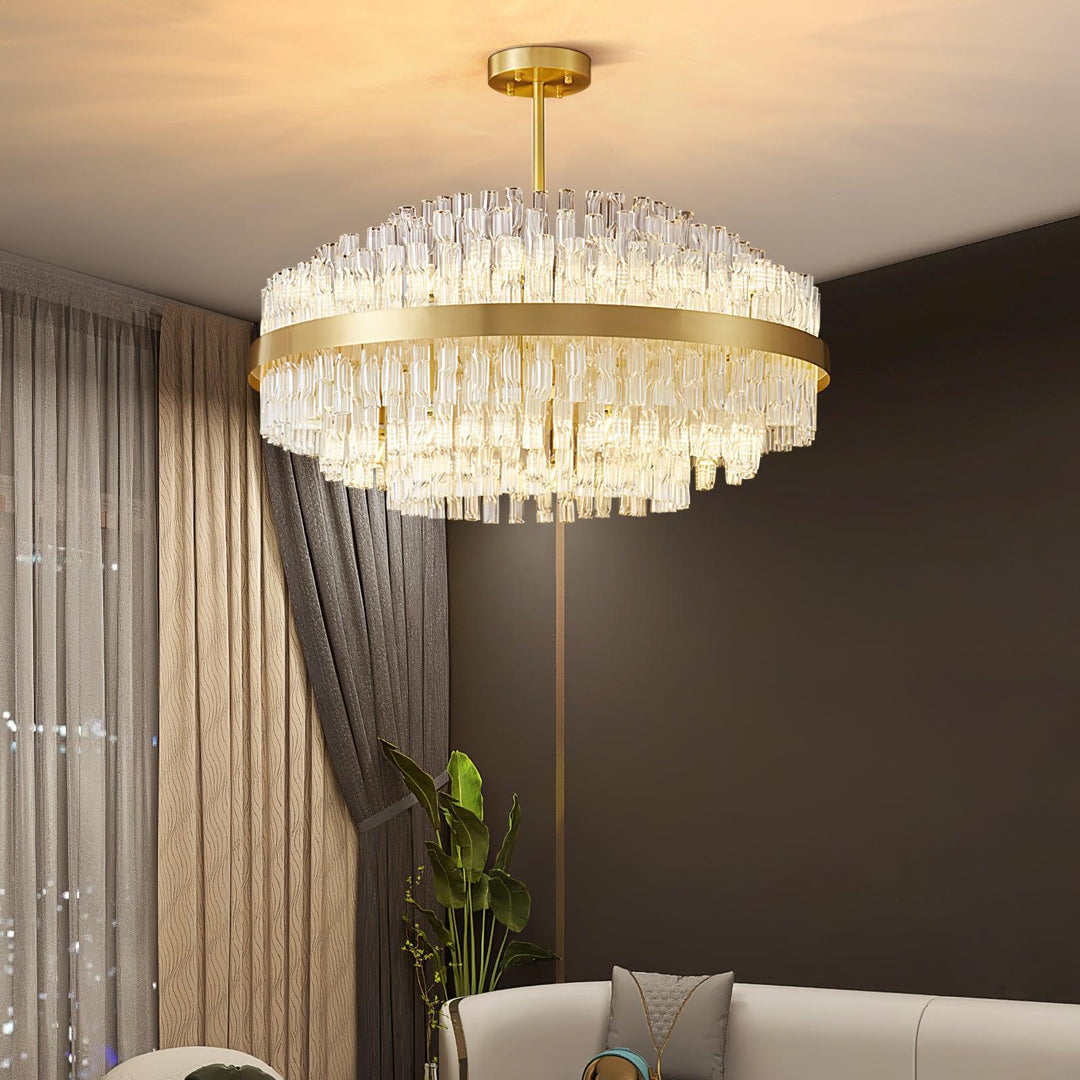 Drum Crystal Chandelier 17