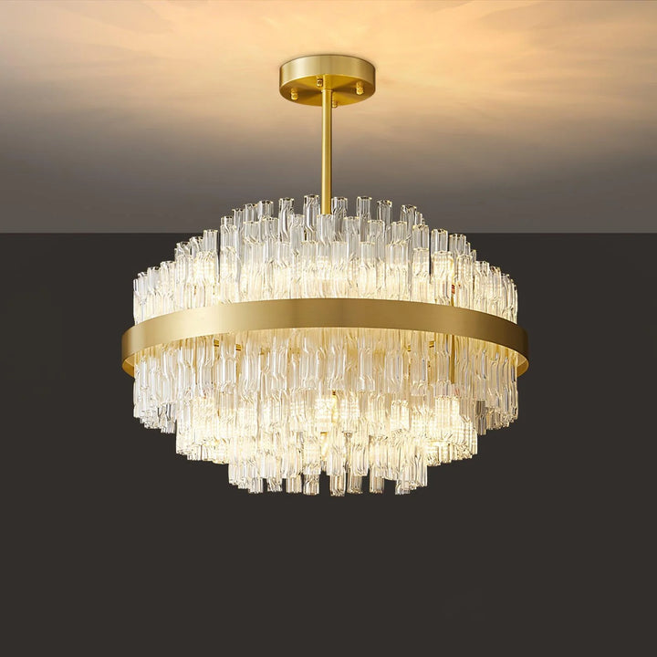 Drum Crystal Chandelier 19