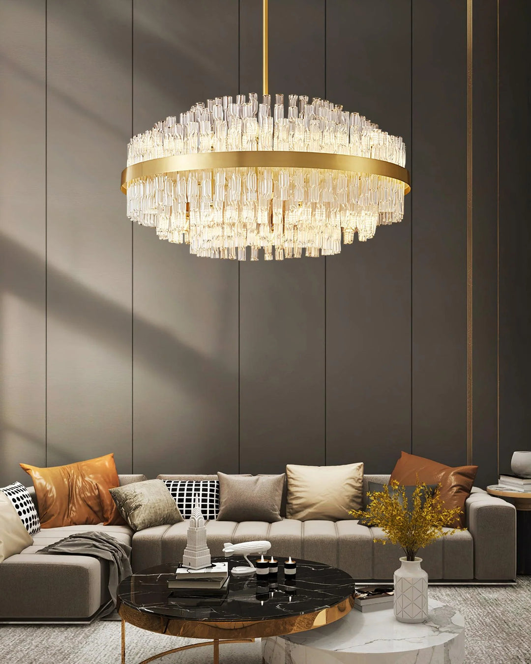 Drum Crystal Chandelier 7