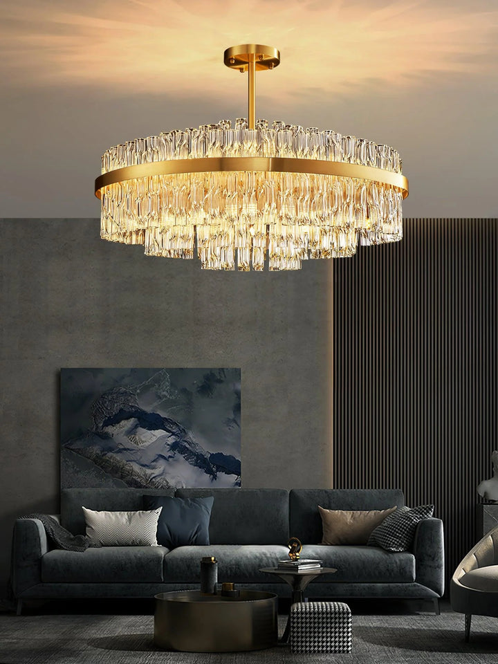 Drum Crystal Chandelier 9