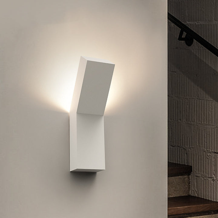 Eared Plaster Wall Lamp