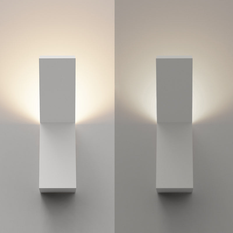 Eared Plaster Wall Lamp