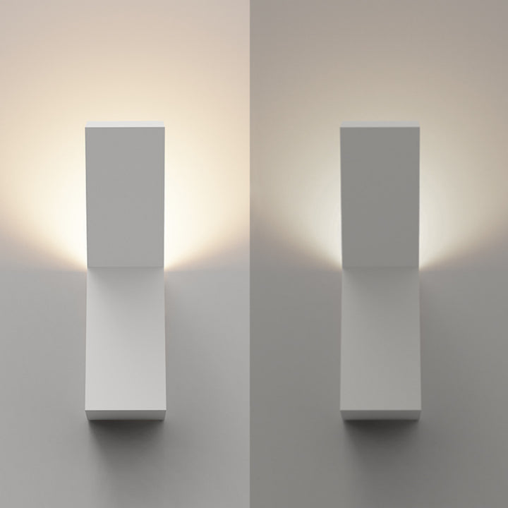 Eared Plaster Wall Lamp