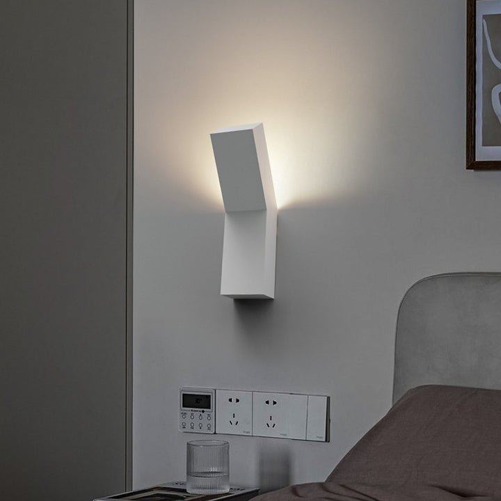 Eared Plaster Wall Lamp