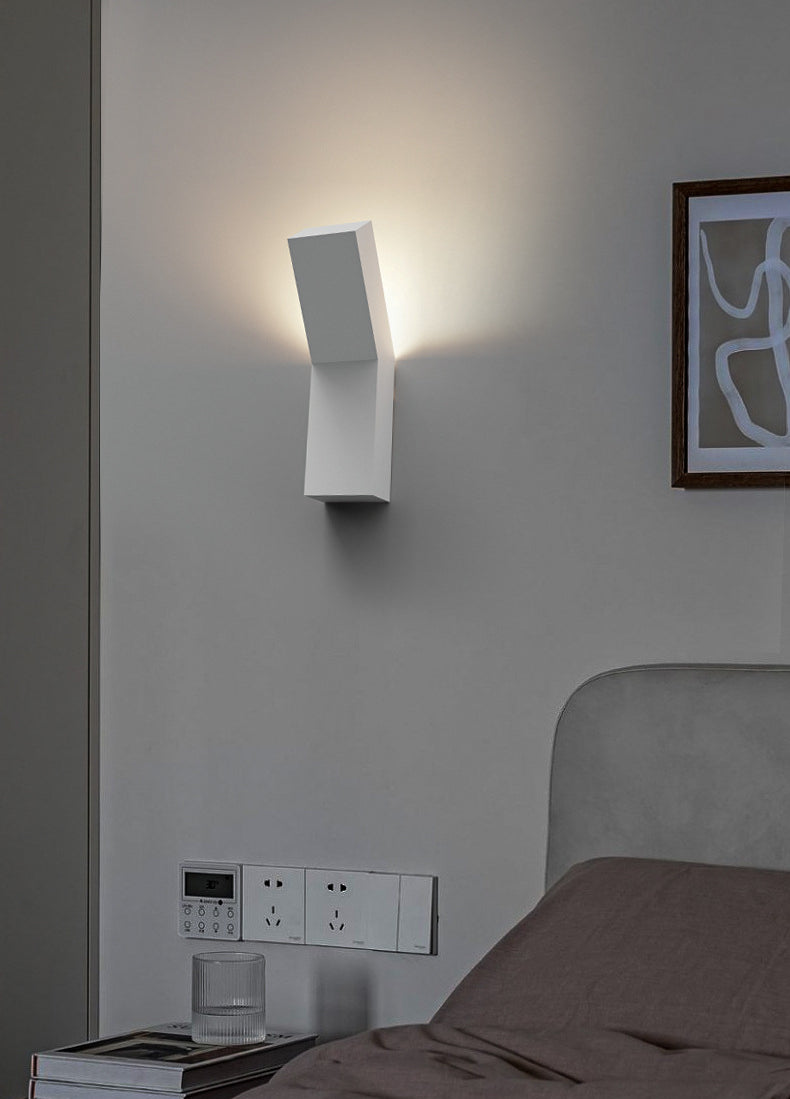 Eared Plaster Wall Lamp