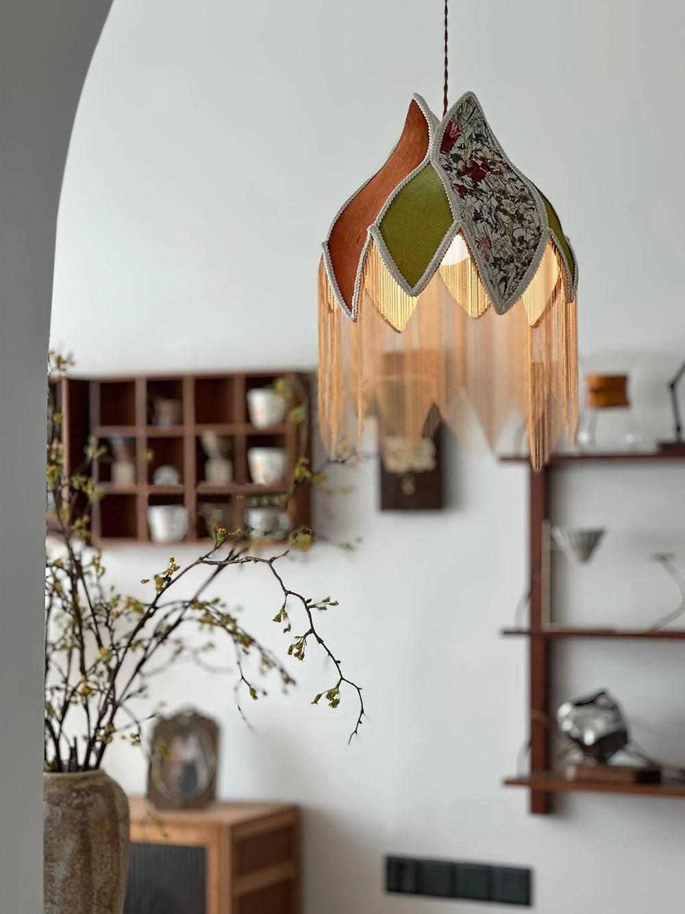 Elegance Bette Fringed Pendant Lamp 6