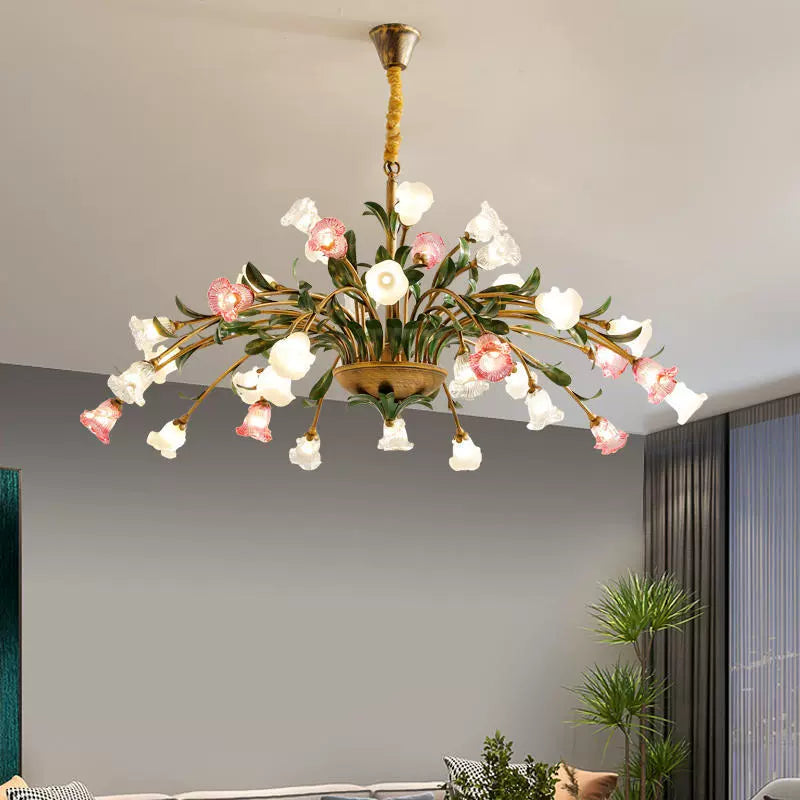 European_Floral_Pendant_Lamp_4