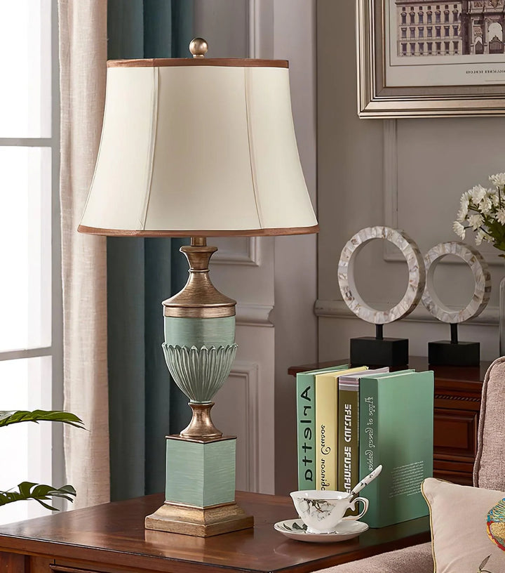 European Luxury Fabric Table Lamp-20